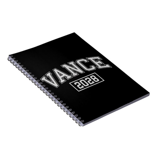 JD Vance 2028 President Election Campaign Vance  Notebook (Right Side)