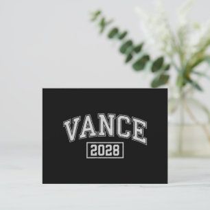 JD Vance 2028 President Election Campaign Vance  Postcard