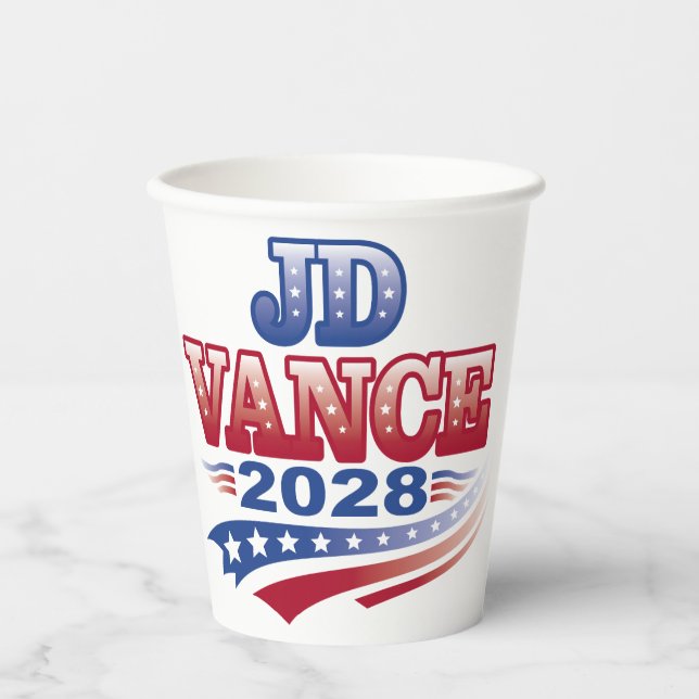 JD Vance 2028 (ssol) Paper Cups (Front)