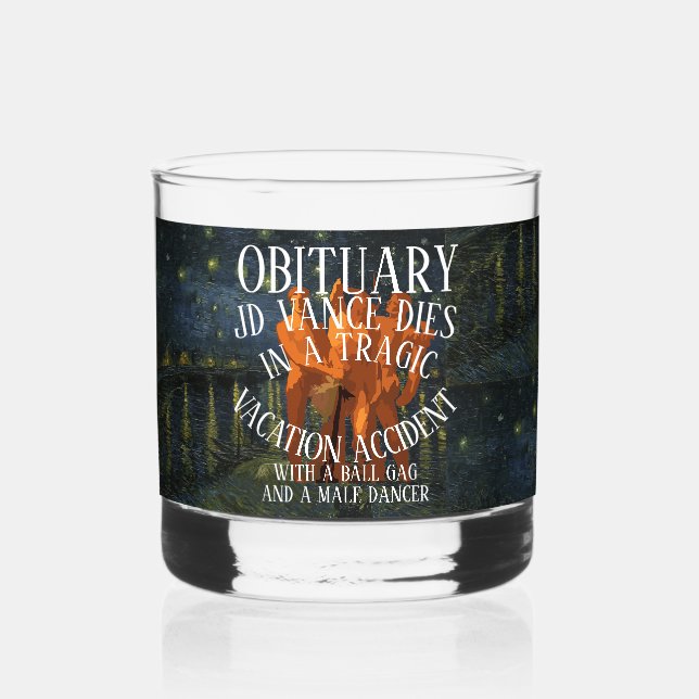 JD VANCE DIES WITH BALL GAG AND A MALE DANCER WHISKEY GLASS (Back)