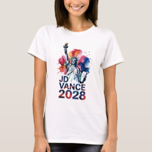 JD Vance For President 2028 America First  T-Shirt