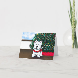 JD Westie Christmas Card