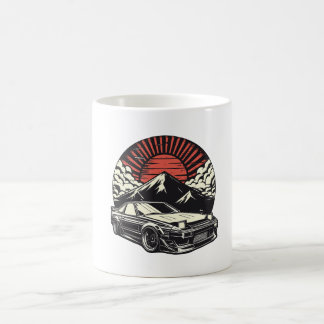 JDM car Japanese Retro Car Racing Drifting Legend Coffee Mug