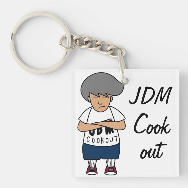 JDM Cookout: "Nothing but the Freshest" Key Chain (Front)