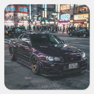 JDM GTR Sports Car Sticker – Nissan GTR Inspired R