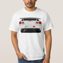 JDM themed T-shirt with a Grey/Silver R34