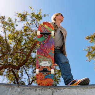 JDS Colorful Dragons Skateboard