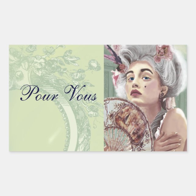 Je Ne Regrette Rien Pour Vous sticker (Front)