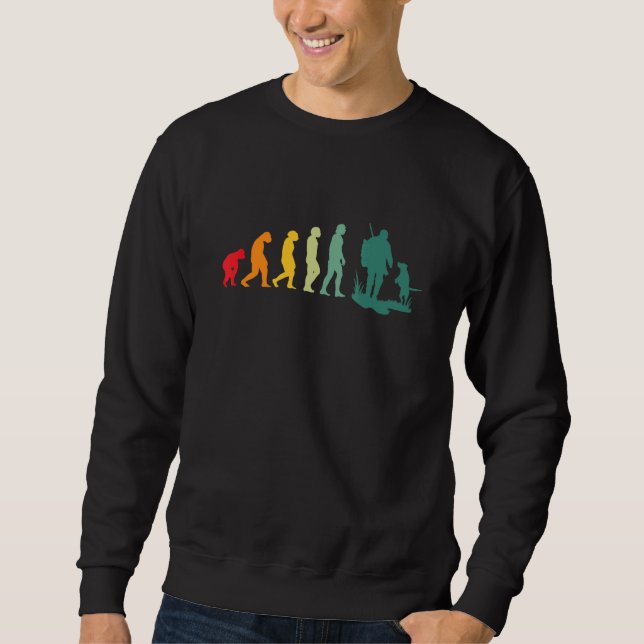 Je Peux Pas J Ai Chasse Hunter Evolution Sweatshirt (Front)