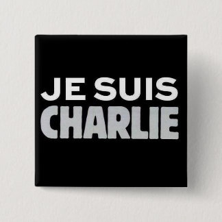 Je Suis Charlie 15 Cm Square Badge