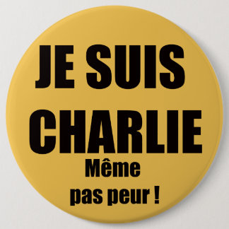 je suis charlie 6 cm round badge