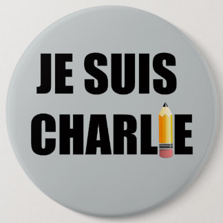 JE SUIS CHARLIE 6 CM ROUND BADGE
