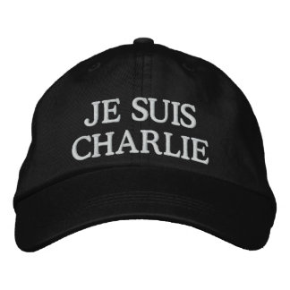 JE SUIS CHARLIE EMBROIDERED HAT
