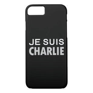 JE SUIS  CHARLIE - national unity people iPhone 8/7 Case