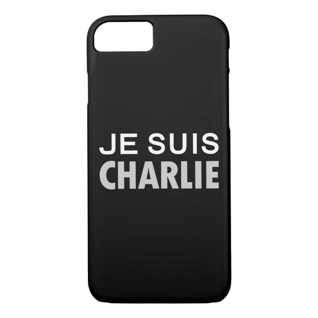 JE SUIS  CHARLIE - national unity people Case-Mate iPhone Case (Back)