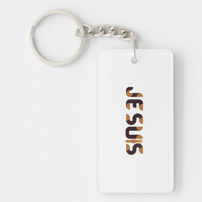 Je Suis - Jesus I am concept Key Ring (Front)