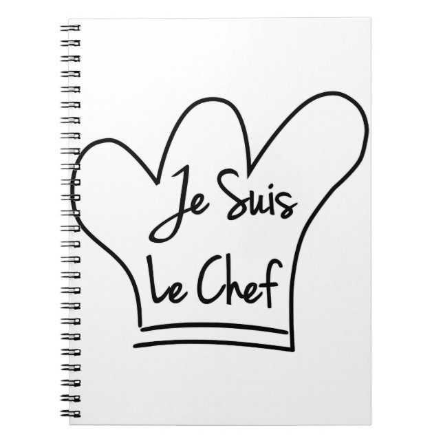 Je Suis Le Chef Notebook (Front)