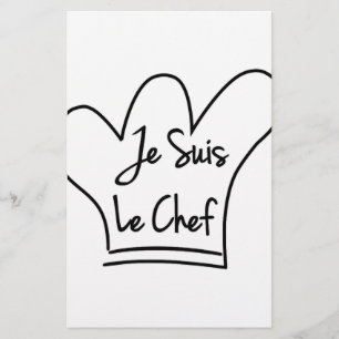 Je Suis Le Chef Stationery