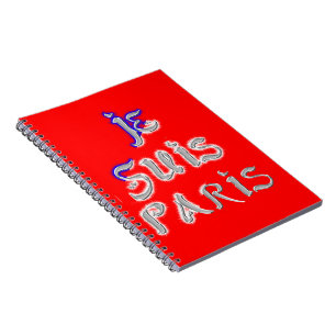 Je Suis Paris Art Print Notebook