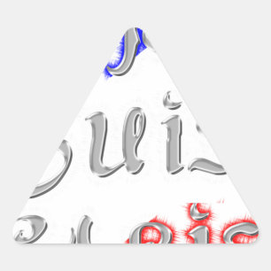 Je Suis Paris Art Print Triangle Sticker