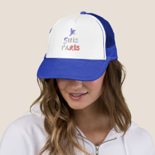 Je Suis Paris Art Print Trucker Hat