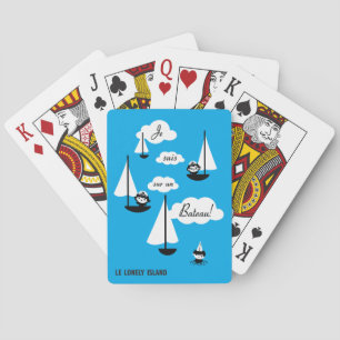 Je suis sur un Bateau! Playing Cards
