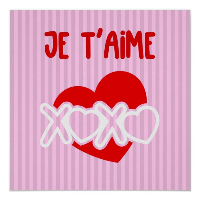Je t’aime. poster (Front)