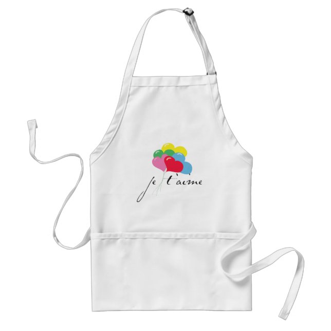 Je' taime (I love you) Standard Apron (Front)