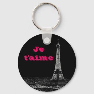 Je t'aime key ring
