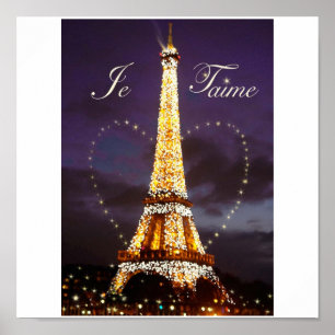 JE T'AIME LOVE FROM PARIS poster