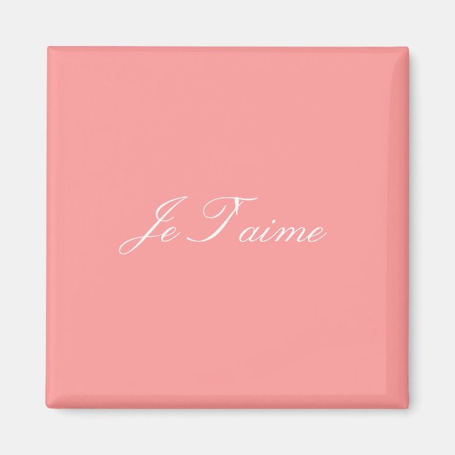 Je T'aime magnet (Front)