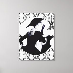 Je T'aime Paris (I Love Paris) Canvas Print