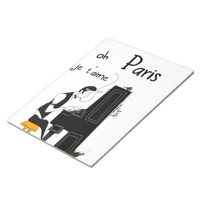 je t'aime Paris Notepad (Angled)