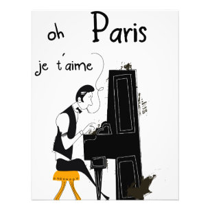 je t'aime Paris Photo Print