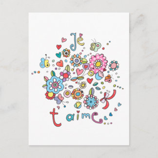 Je T'Aime Postcard