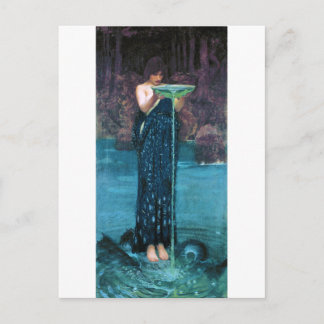 Jealous Circe, John William Waterhouse Postcard