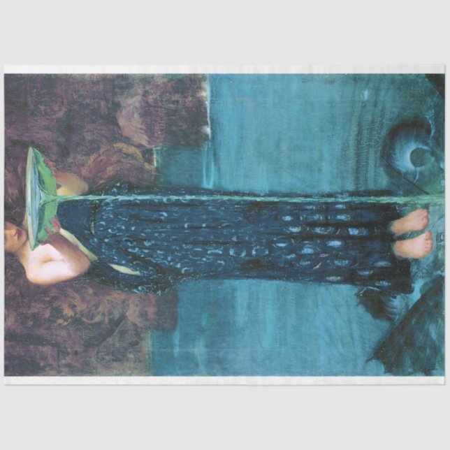 Jealous Circe, John William Waterhouse Tissue Paper (Front)