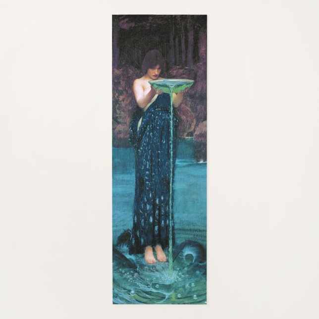 Jealous Circe, John William Waterhouse Yoga Mat (Front)