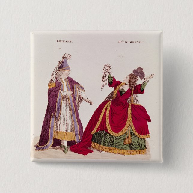 Jean-Baptiste Brizard  in the role of Joad 15 Cm Square Badge (Front)