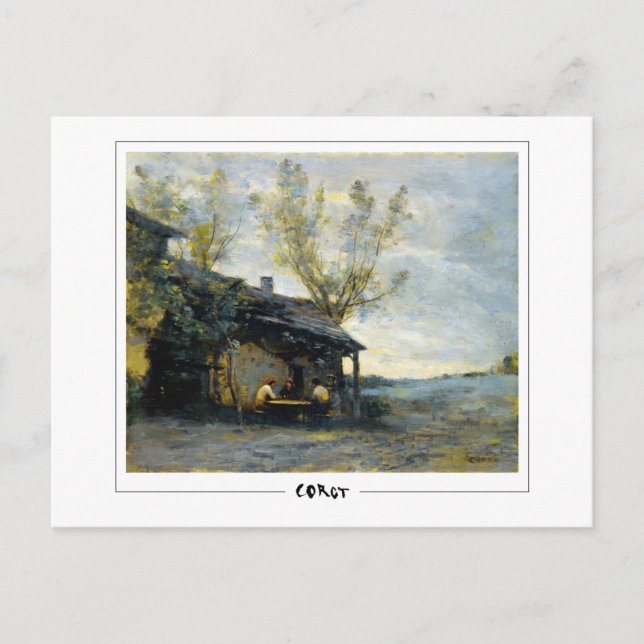 Jean-Baptiste-Camille Corot #10-2 - Fine Art Po… Postcard (Front)