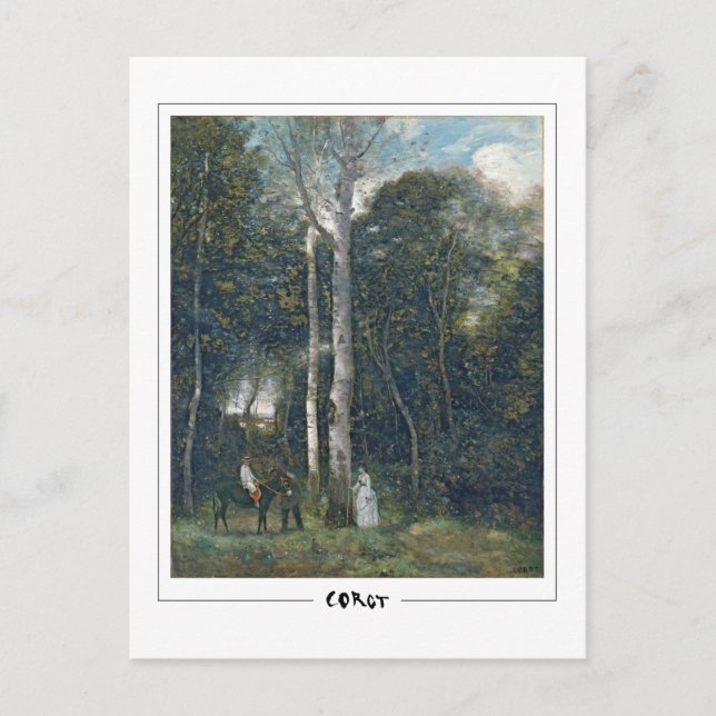 Jean-Baptiste-Camille Corot #1 - Fine Art Postc… Postcard (Front)