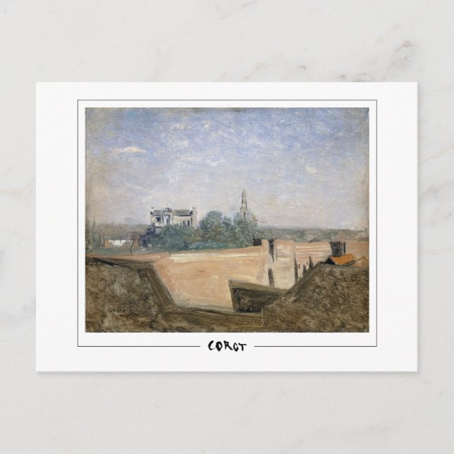 Jean-Baptiste-Camille Corot #279 - Fine Art Pos… Postcard (Front)