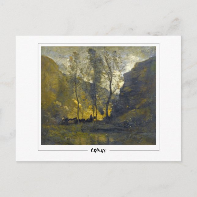 Jean-Baptiste-Camille Corot #301 - Fine Art Pos… Postcard (Front)