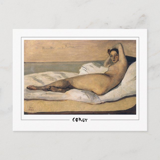 Jean-Baptiste-Camille Corot #38-2 - Fine Art Po… Postcard (Front)