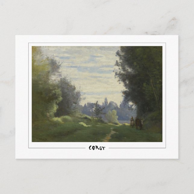 Jean-Baptiste-Camille Corot #408-2 - Fine Art Postcard (Front)