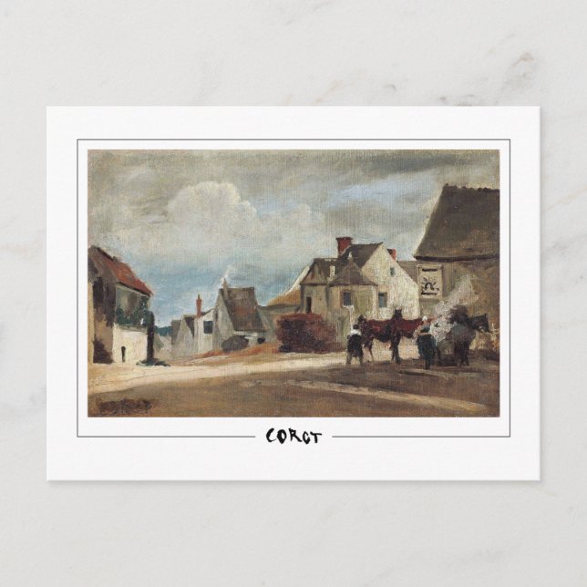 Jean-Baptiste-Camille Corot #82-2 - Fine Art Po… Postcard (Front)