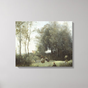 Jean-Baptiste-Camille Corot - Arleux-Palluel, The Canvas Print