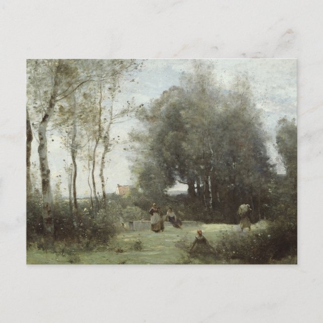 Jean-Baptiste-Camille Corot - Arleux-Palluel, The Postcard (Front)