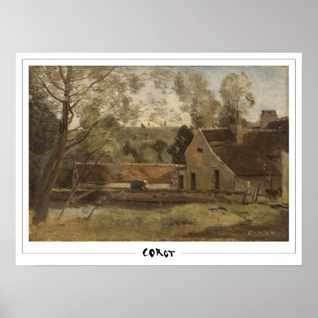 Jean-Baptiste-Camille Corot Art Poster #129 (Front)