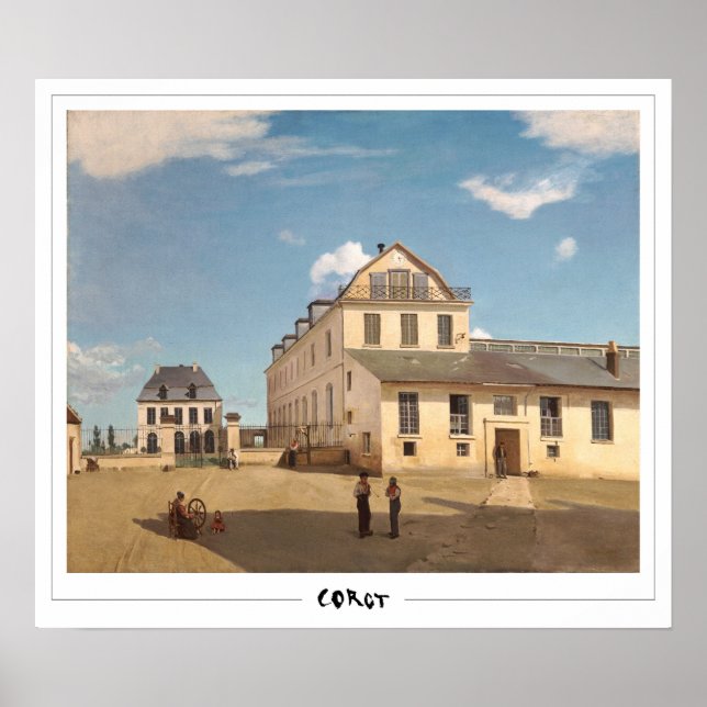 Jean-Baptiste-Camille Corot Art Poster #434 (Front)